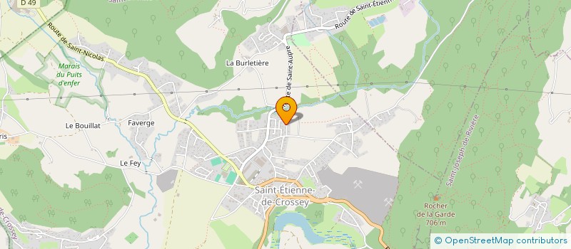 localisation de l'entreprise MONSIEUR DIDIER PERRIN  SAINT-ETIENNE-DE-CROSSEY
