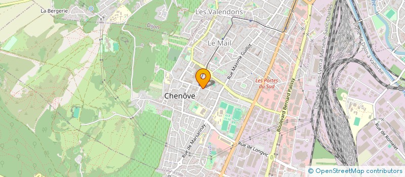 localisation de l'entreprise MONSIEUR DIDIER PERRIN  CHENOVE