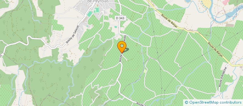 localisation de l'entreprise MONSIEUR DIDIER PERRIN  SAINT-JULIEN-DE-PEYROLAS