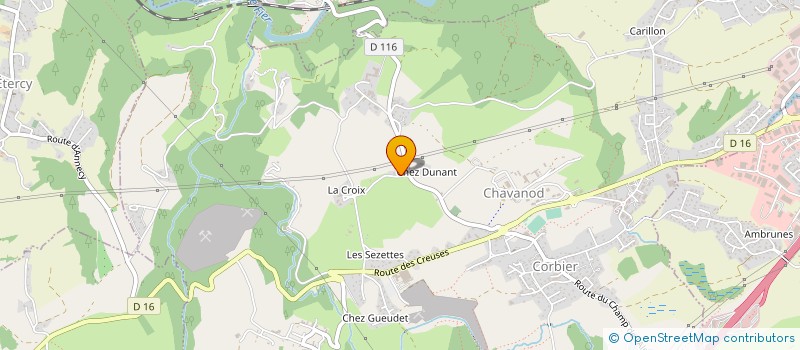 localisation de l'entreprise MONSIEUR DIDIER PERRODIN  CHAVANOD