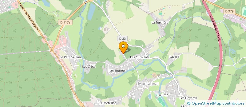 localisation de l'entreprise MONSIEUR DIDIER PERROLLAZ  MONTAGNAT