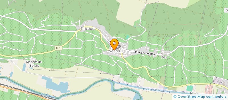 localisation de l'entreprise MONSIEUR DIDIER PESSENET  VENTEUIL