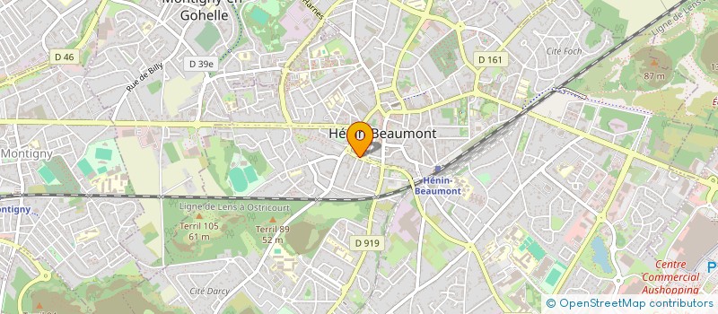 localisation de l'entreprise MONSIEUR DIDIER PETIT à HENIN-BEAUMONT