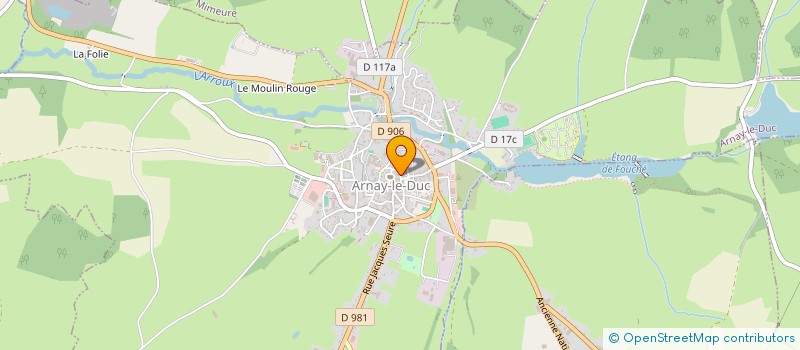 localisation de l'entreprise MONSIEUR DIDIER PETIT  ARNAY-LE-DUC