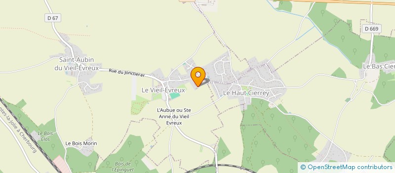 localisation de l'entreprise MONSIEUR DIDIER PETIT  LE VIEIL-EVREUX