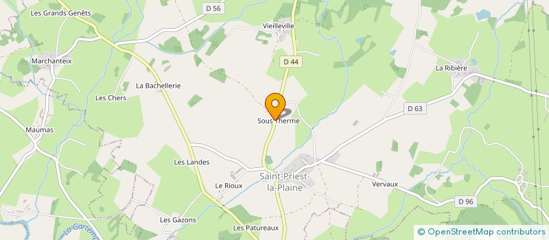 localisation de l'entreprise MONSIEUR DIDIER PETIT  SAINT-PRIEST-LA-PLAINE