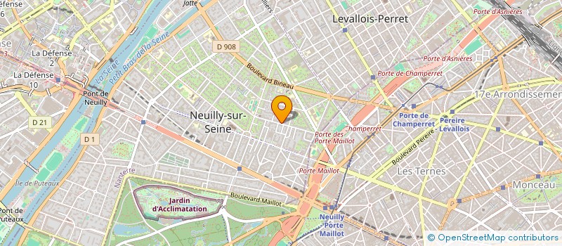 localisation de l'entreprise MONSIEUR DIDIER PHILIPPON à NEUILLY-SUR-SEINE