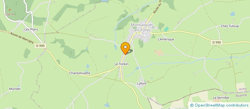 localisation de l'entreprise MONSIEUR DIDIER PICARD  MONTAIGUET-EN-FOREZ