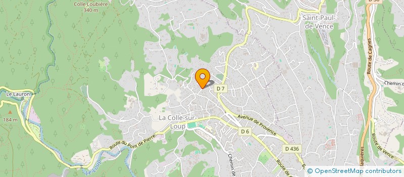 localisation de l'entreprise MONSIEUR DIDIER PICCICELLI  LA COLLE-SUR-LOUP