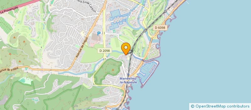 localisation de l'entreprise MONSIEUR DIDIER PICHARD  MANDELIEU-LA-NAPOULE