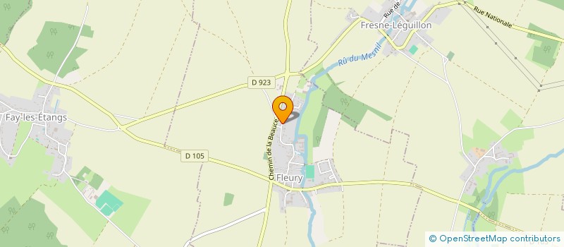 localisation de l'entreprise MONSIEUR DIDIER PILLOT  FLEURY