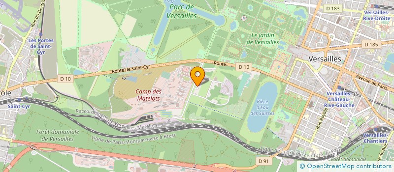 localisation de l'entreprise MONSIEUR DIDIER PINAULT à VERSAILLES