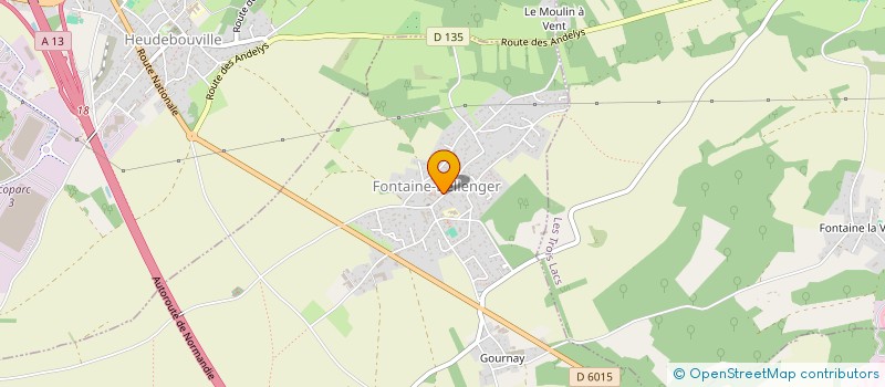 localisation de l'entreprise MONSIEUR DIDIER PINSON  FONTAINE-BELLENGER