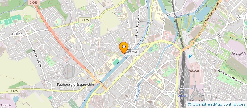 localisation de l'entreprise MONSIEUR DIDIER PIROUAULT à DOUAI