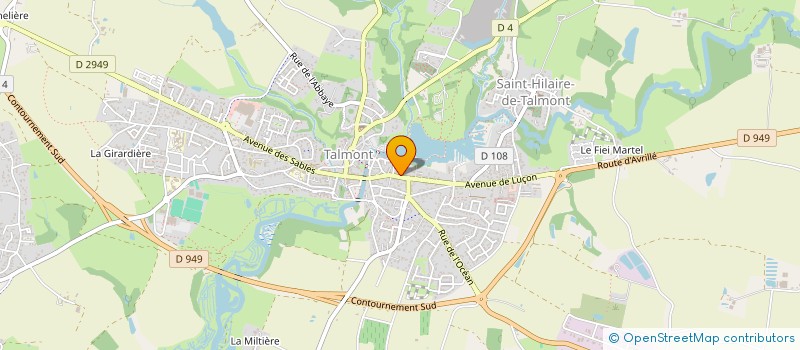 localisation de l'entreprise MONSIEUR DIDIER PITEUX  TALMONT-SAINT-HILAIRE