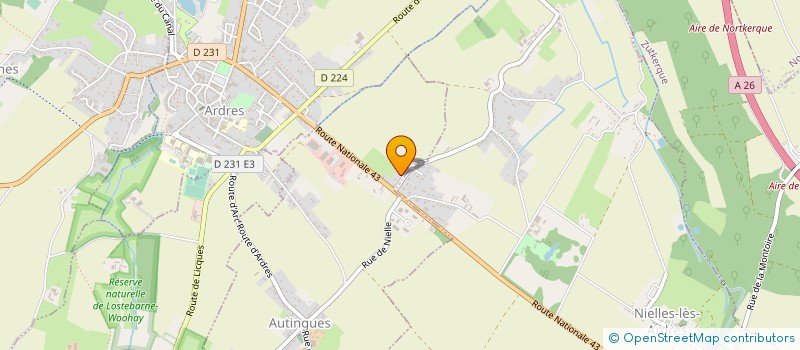 localisation de l'entreprise MONSIEUR DIDIER PLEE  AUTINGUES