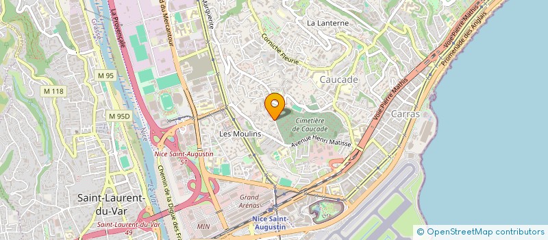 localisation de l'entreprise MONSIEUR DIDIER POLINELLI à NICE