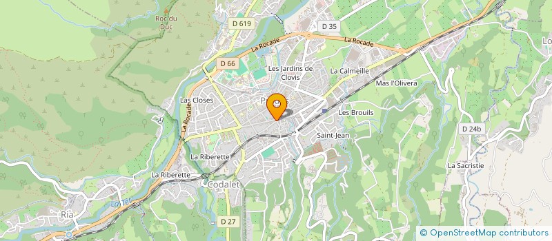 localisation de l'entreprise MONSIEUR DIDIER PONTHIEU à PRADES