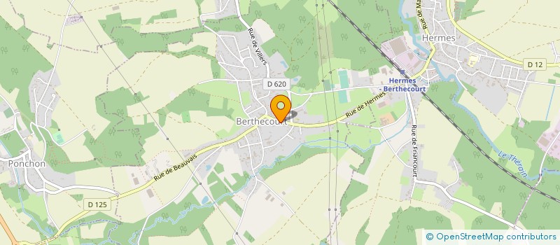 localisation de l'entreprise MONSIEUR DIDIER POPOT  BERTHECOURT