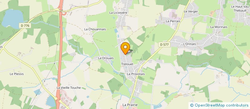 localisation de l'entreprise MONSIEUR DIDIER POTIER à GUICHEN