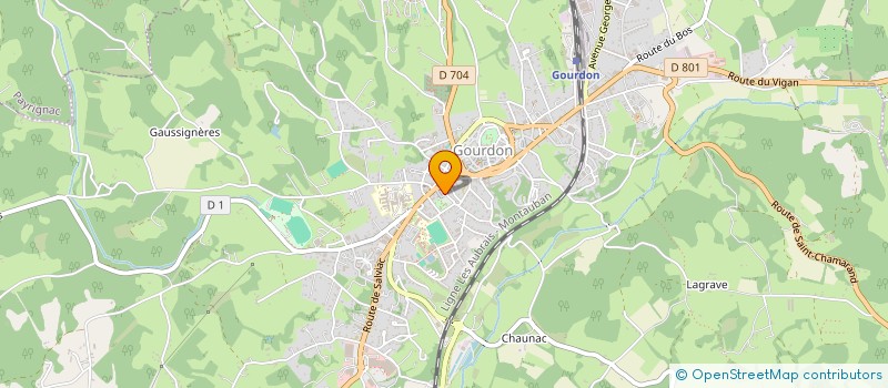 localisation de l'entreprise MONSIEUR DIDIER POUCH  GOURDON