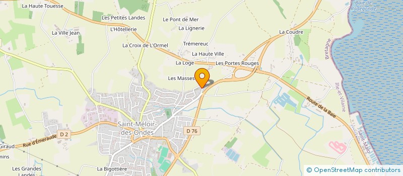 localisation de l'entreprise MONSIEUR DIDIER POULAIN à SAINT-MELOIR-DES-ONDES