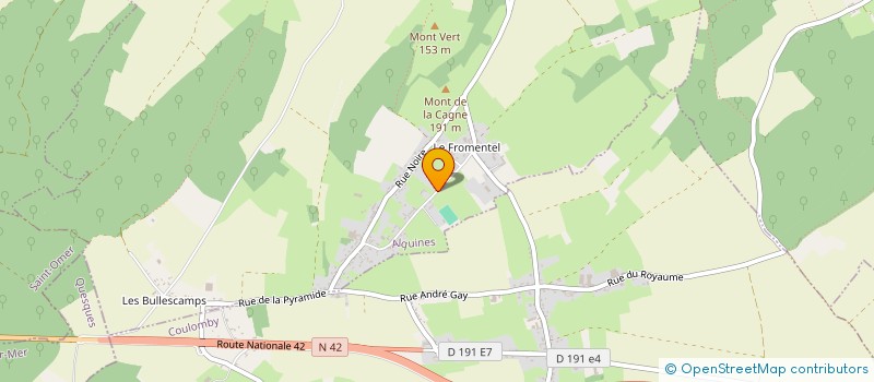 localisation de l'entreprise MONSIEUR DIDIER POULY  ALQUINES