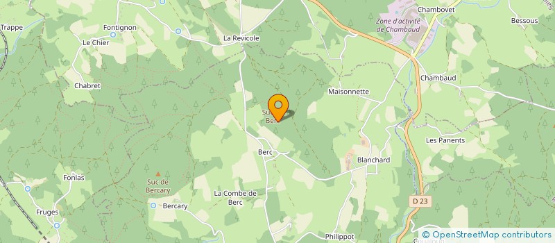 localisation de l'entreprise MONSIEUR DIDIER POURRAT  DUNIERES