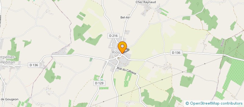 localisation de l'entreprise MONSIEUR DIDIER POUSSARD  RIOUX