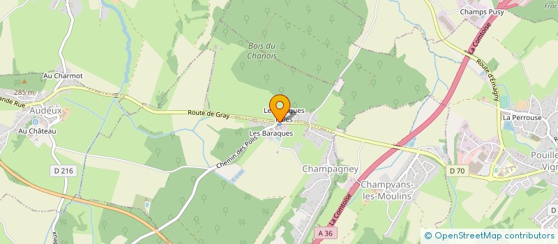 localisation de l'entreprise MONSIEUR DIDIER POYARD  CHAMPVANS-LES-MOULINS