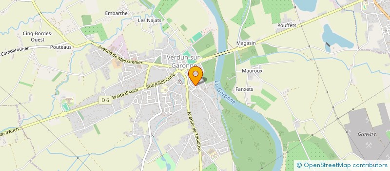 localisation de l'entreprise MONSIEUR DIDIER PRANEUF à VERDUN-SUR-GARONNE