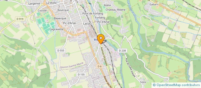 localisation de l'entreprise MONSIEUR DIDIER PRAT  BIDOS