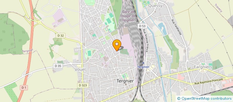 localisation de l'entreprise MONSIEUR DIDIER PREVOT  TERGNIER