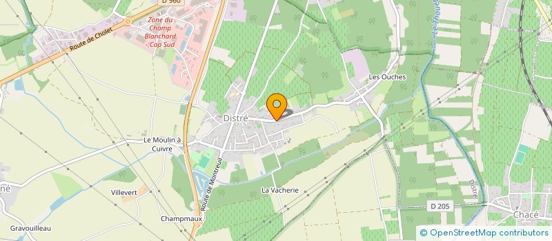 localisation de l'entreprise MONSIEUR DIDIER PRIEUR  DISTRE