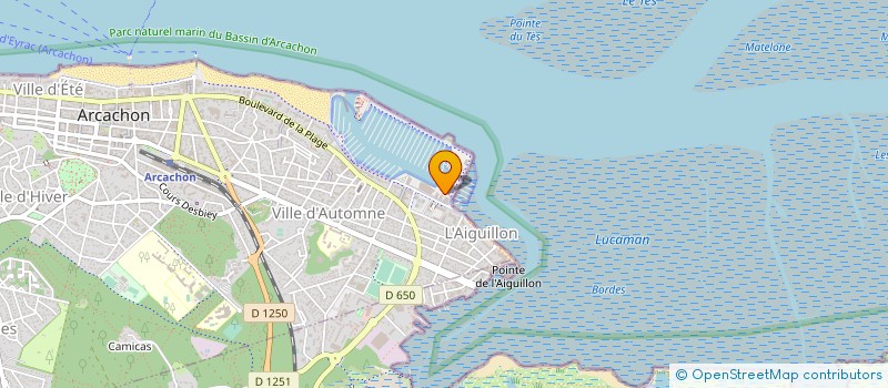 localisation de l'entreprise MONSIEUR DIDIER PRIGENT à ARCACHON
