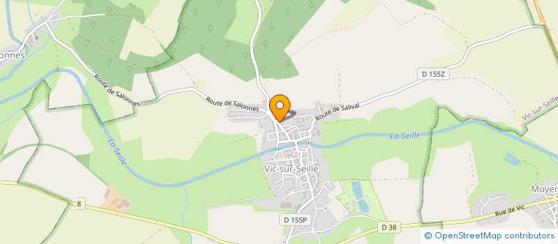 localisation de l'entreprise MONSIEUR DIDIER PRIM à VIC-SUR-SEILLE