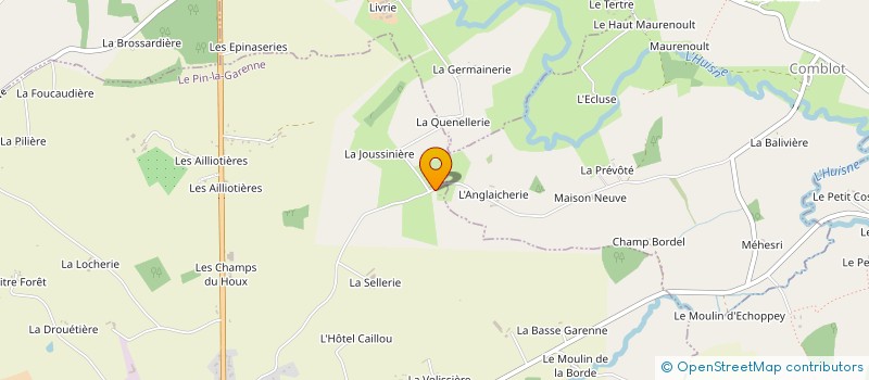 localisation de l'entreprise MONSIEUR DIDIER PRIMET à LE PIN-LA-GARENNE