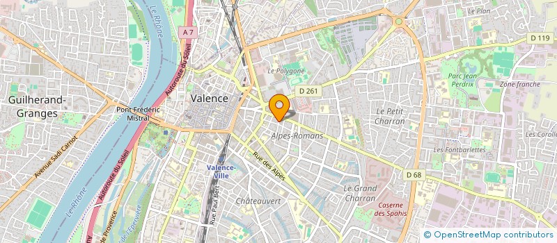 localisation de l'entreprise MONSIEUR DIDIER PROST à VALENCE