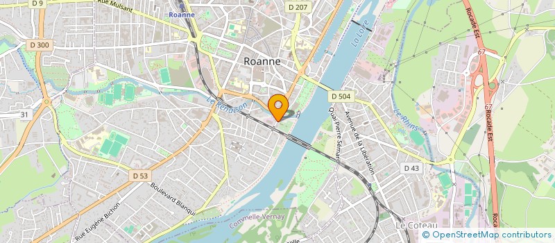 localisation de l'entreprise MONSIEUR DIDIER PROST à ROANNE