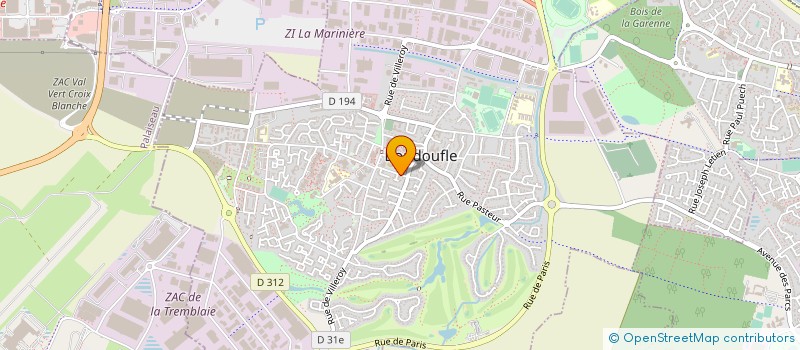 localisation de l'entreprise MONSIEUR DIDIER PROUVOST à BONDOUFLE