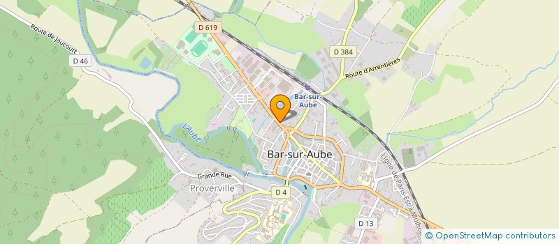 localisation de l'entreprise MONSIEUR DIDIER PRUDENT  BAR-SUR-AUBE