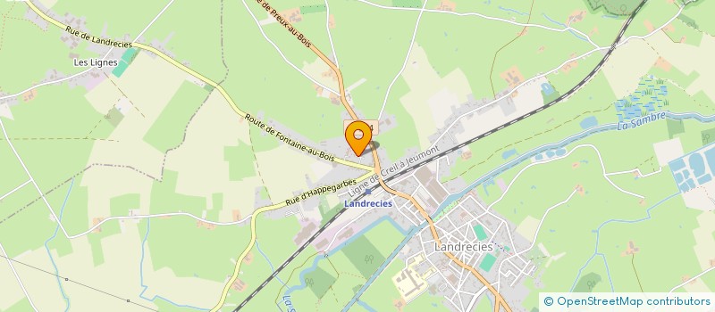 localisation de l'entreprise MONSIEUR DIDIER PRUVOT DIDIER  LANDRECIES