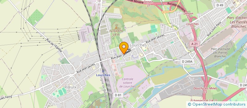 localisation de l'entreprise MONSIEUR DIDIER QUELARD  LOURCHES