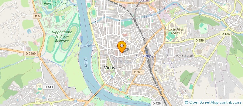 localisation de l'entreprise MONSIEUR DIDIER RALET à VICHY