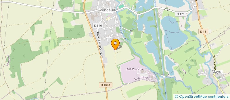 localisation de l'entreprise MONSIEUR DIDIER RAMON  VENDEUIL