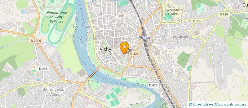 localisation de l'entreprise MONSIEUR DIDIER RAMOUSSE  VICHY