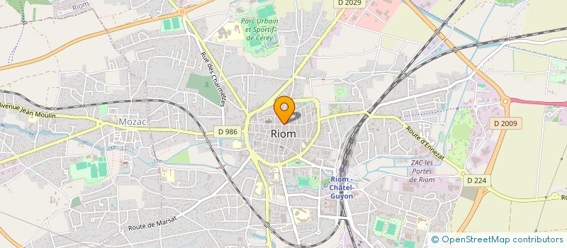 localisation de l'entreprise MONSIEUR DIDIER RANVAL  MOZAC