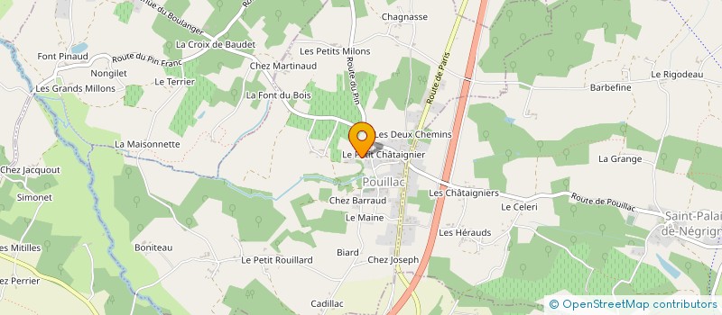 localisation de l'entreprise MONSIEUR DIDIER RAOUL à SAINT-PALAIS-DE-NEGRIGNAC