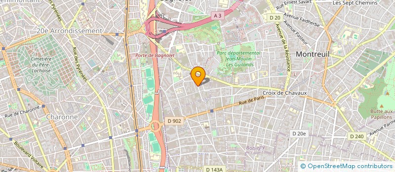 localisation de l'entreprise MONSIEUR DIDIER RAOUL GEORGES VALLENS à BAGNOLET