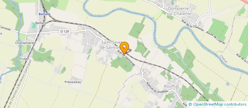 localisation de l'entreprise MONSIEUR DIDIER RAPIN  SAINT-SEVER-DE-SAINTONGE